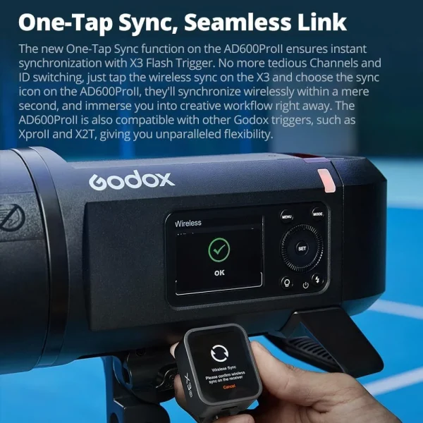 FLASH GODOX AD600PROII TTL HSS 2.4G - Imagen 4