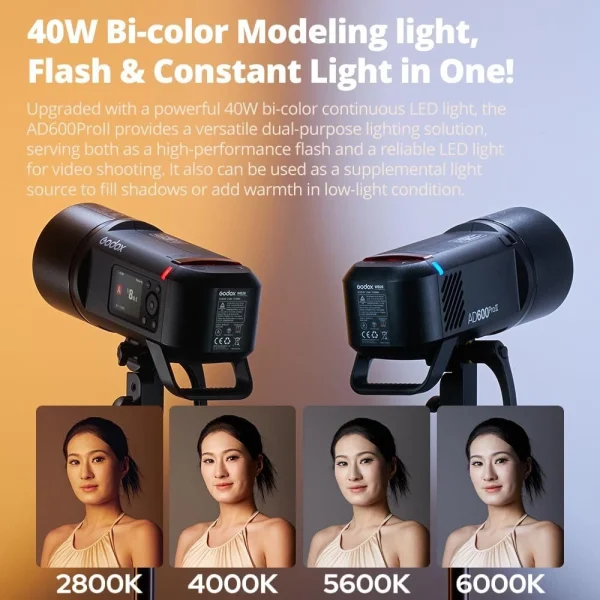 FLASH GODOX AD600PROII TTL HSS 2.4G - Imagen 5