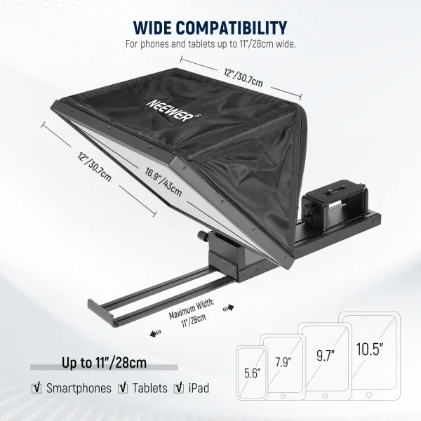 TELEPROMPTER NEEWER BASICS X16B DE 16 PULGADAS - Imagen 4