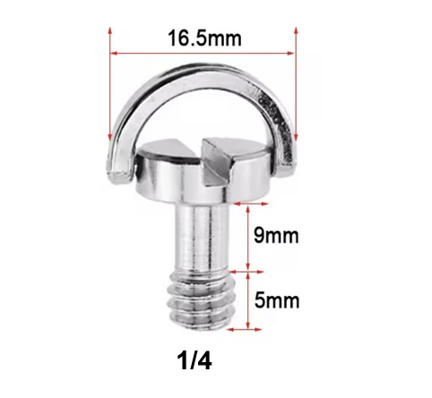 TORNILLO LIBERACIÓN RÁPIDA 1/4-20 16.5X15MM METAL MODELO (S04)