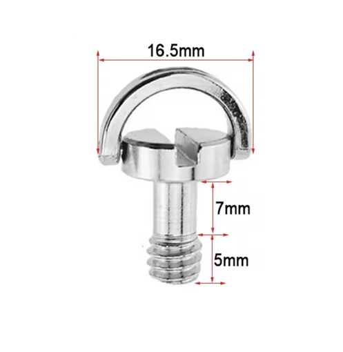 TORNILLO LIBERACIÓN RÁPIDA 1/4-20 16.5X12MM METAL MODELO (S05)