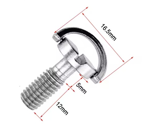 TORNILLO LIBERACIÓN RÁPIDA 1/4-20 17X16.5MM METAL MODELO (S07)