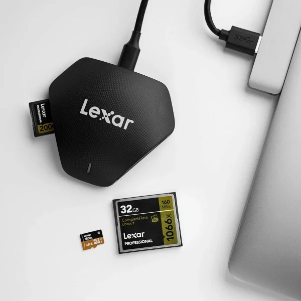 LECTOR TARJETA LEXAR USB 3.1 GEN2 ORIGINAL 3 EN 1 - Imagen 4