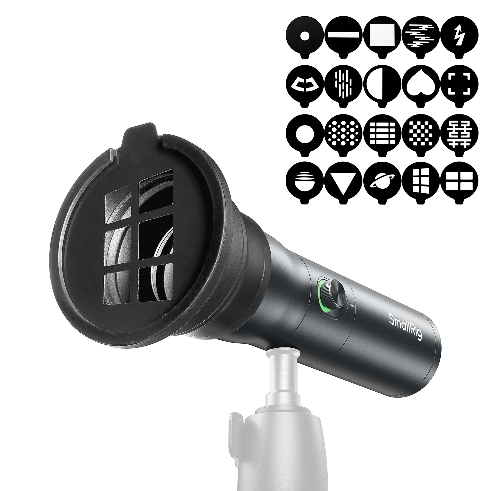 SMALLRIG FLASHLIGHT 4 COLORES RF 10C  + 20 PLACAS CON DISEÑO