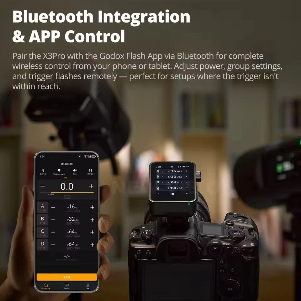 TRIGGER GODOX X3 PRO PARA CANON TTL HSS - Imagen 5